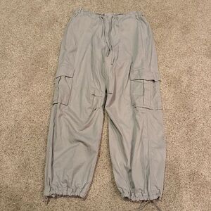 Abercrombie & Fitch High Rise Baggy Cargo Pants Size Large